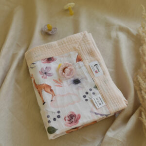 Mykt babyteppe - bambi