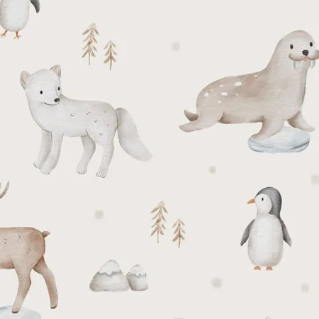 polardyr teppe for baby og barn