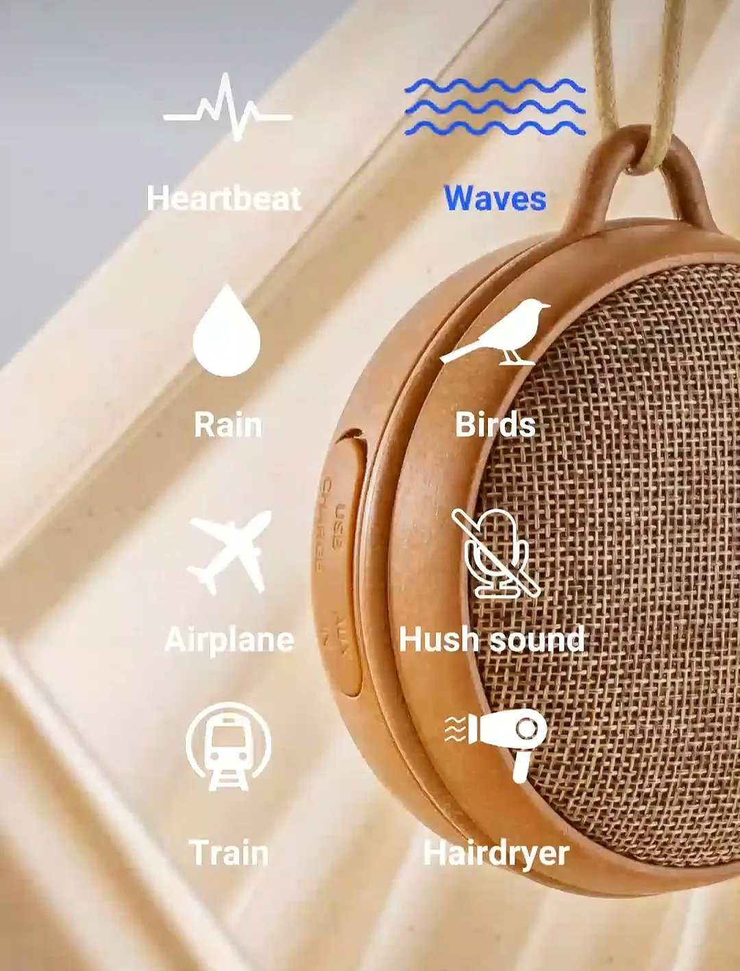 membantu white noise speaker høyttaler