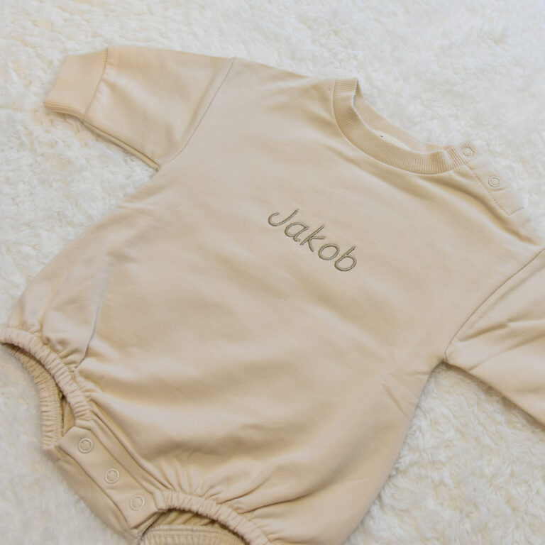 Vuggebaby økologisk Beige genserbody