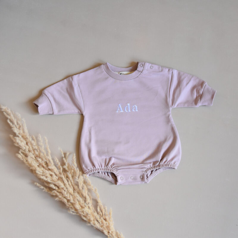 Vuggebaby økologisk Plum genserbody - Bilde 7