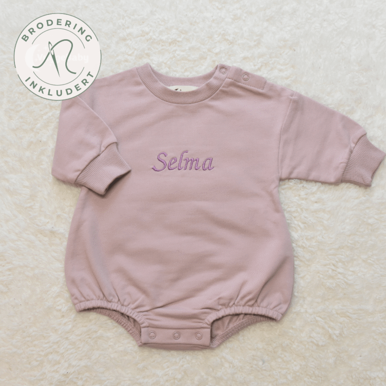 Vuggebaby økologisk plum enserbody