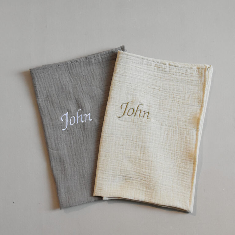 Koseklut gulpeklut med navn