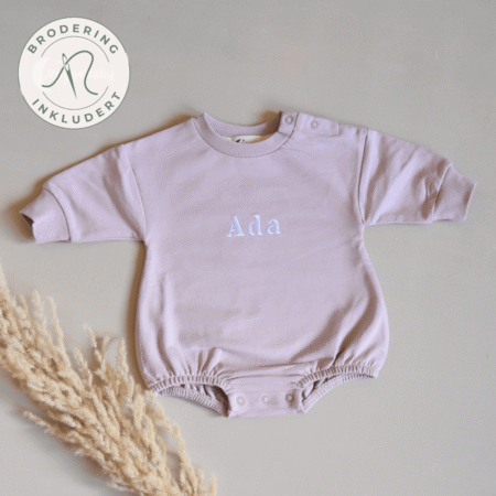 Vuggebaby økologisk Plum genserbody