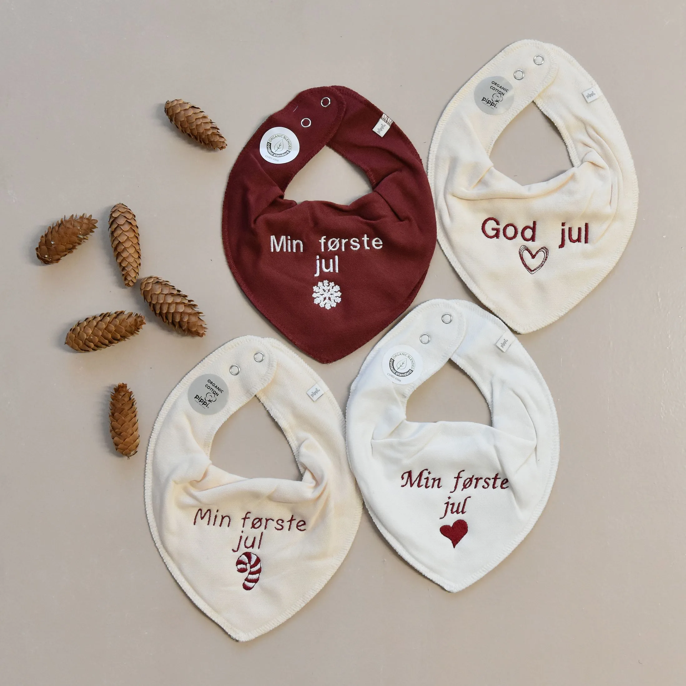 Julesmekke med tekst