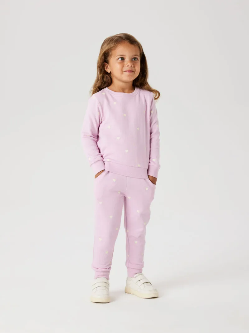 NameIt rosa joggedress med navn - Bilde 8