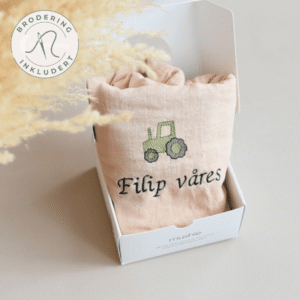 Swaddle babyteppe med navn | Mushie