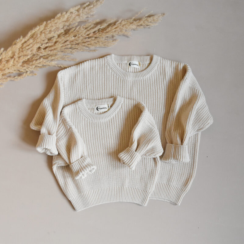 Økologisk strikkegenser | Vuggebaby