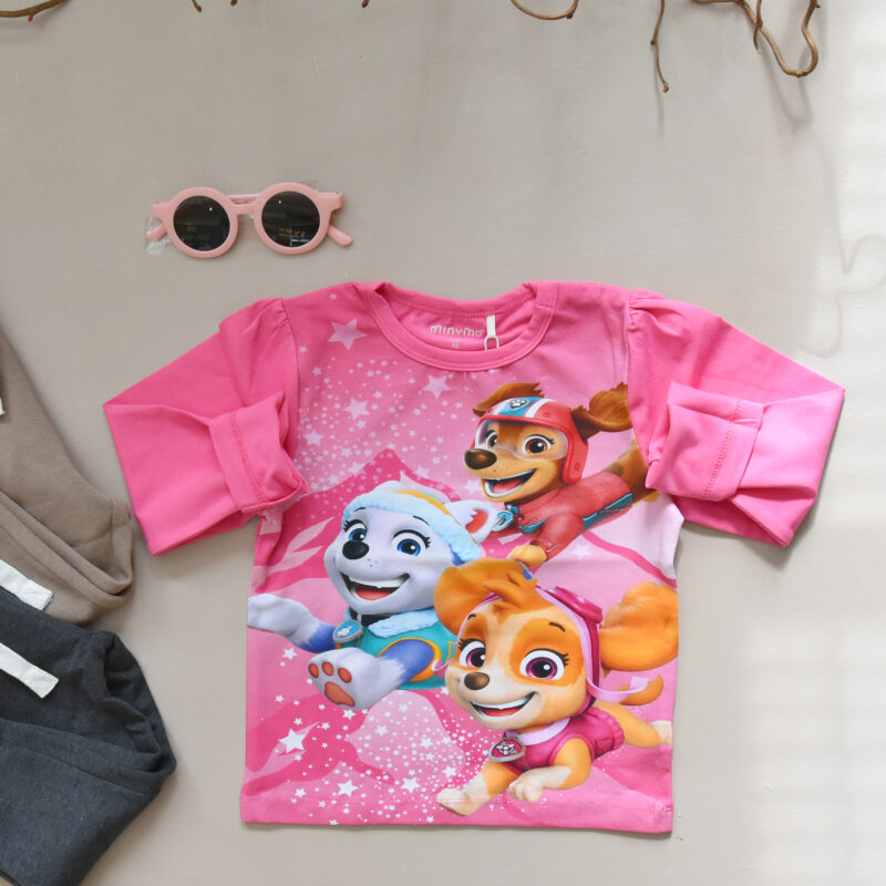 Minymo PawPatrol topp | Azalea pink
