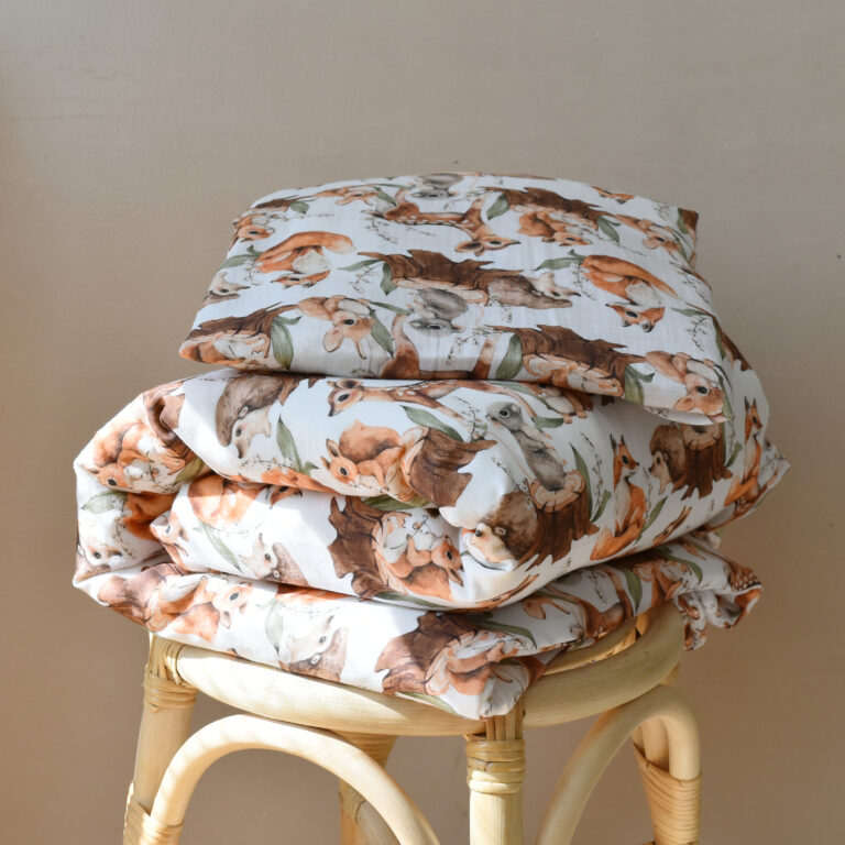 Mykt musselin sengetøy til baby & barn