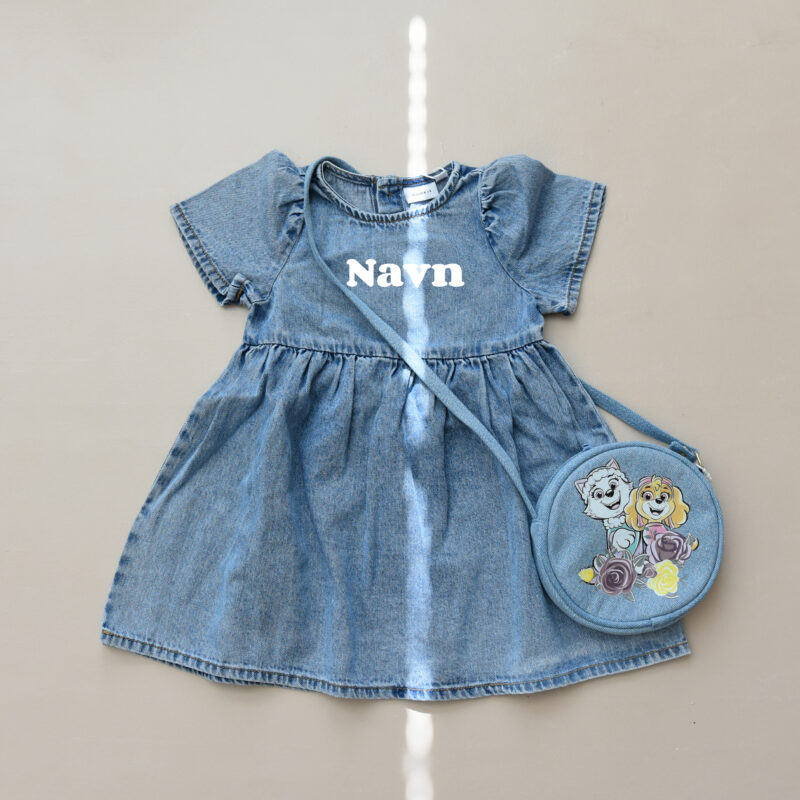 Nameit denimkjole med navn | Bomull