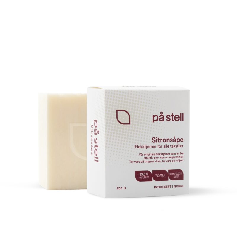 Sitronsåpe flekkfjerner 230gr | PÅSTELL