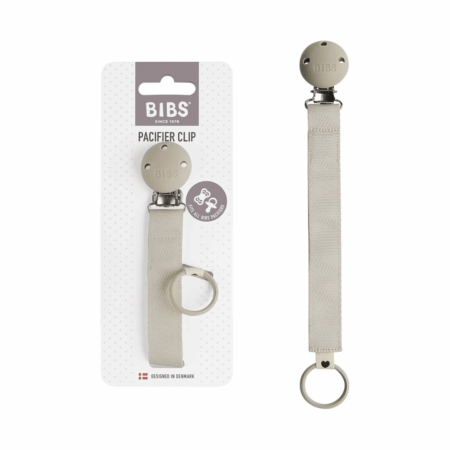 Bibs pacifier clip sand