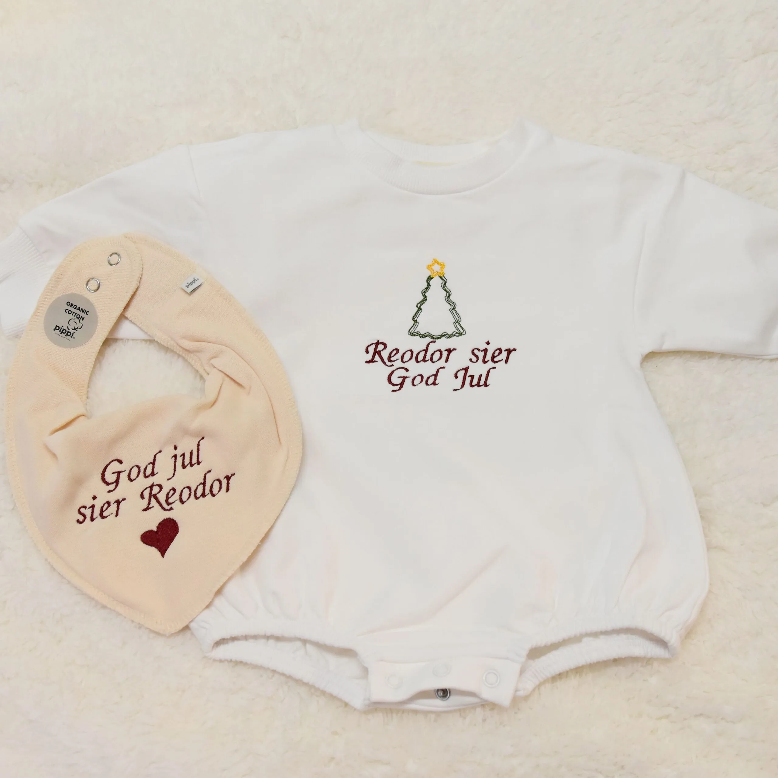 Økologisk julebody | Bomull | Marshmallow - Bilde 10