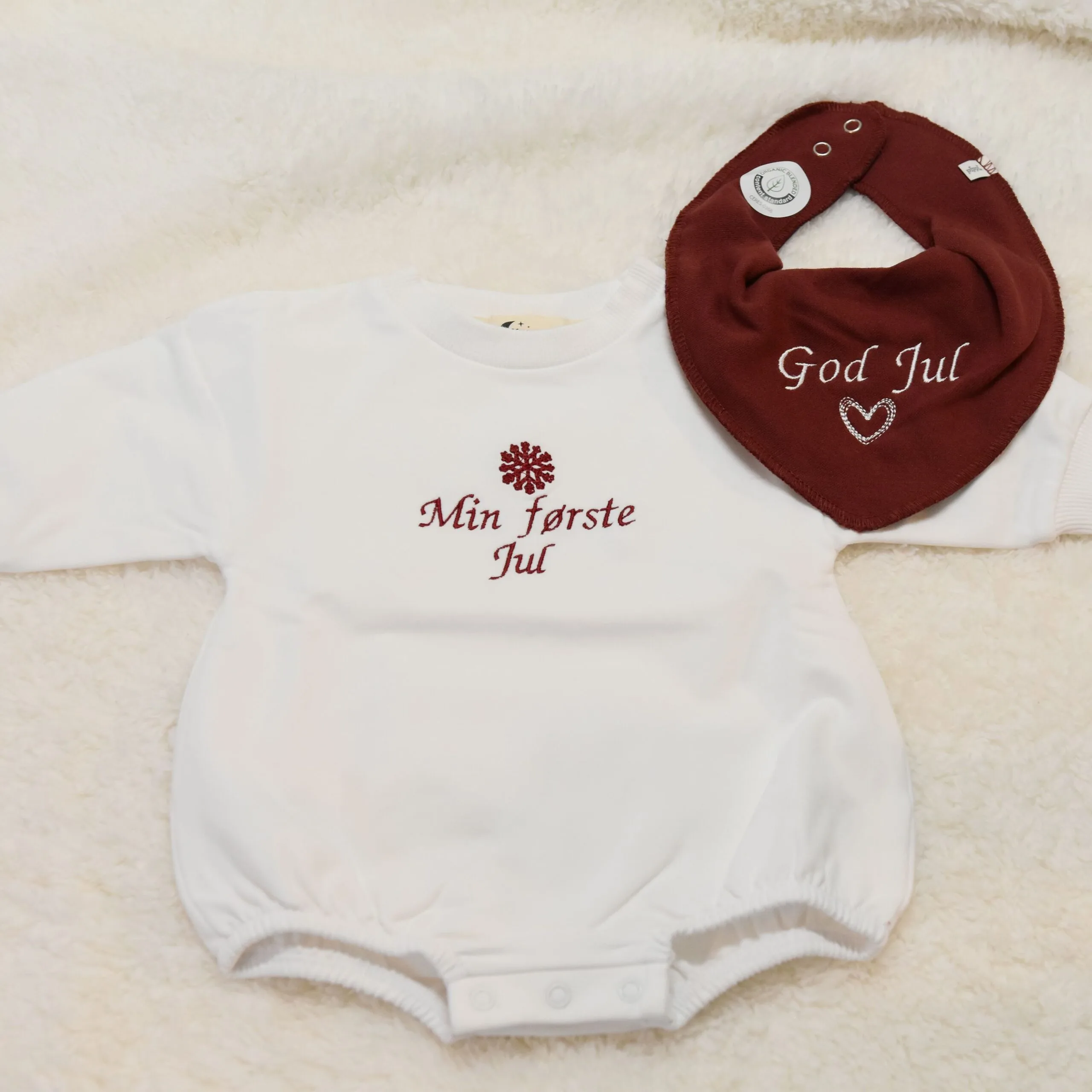 Økologisk julebody | Bomull | Marshmallow - Bilde 11