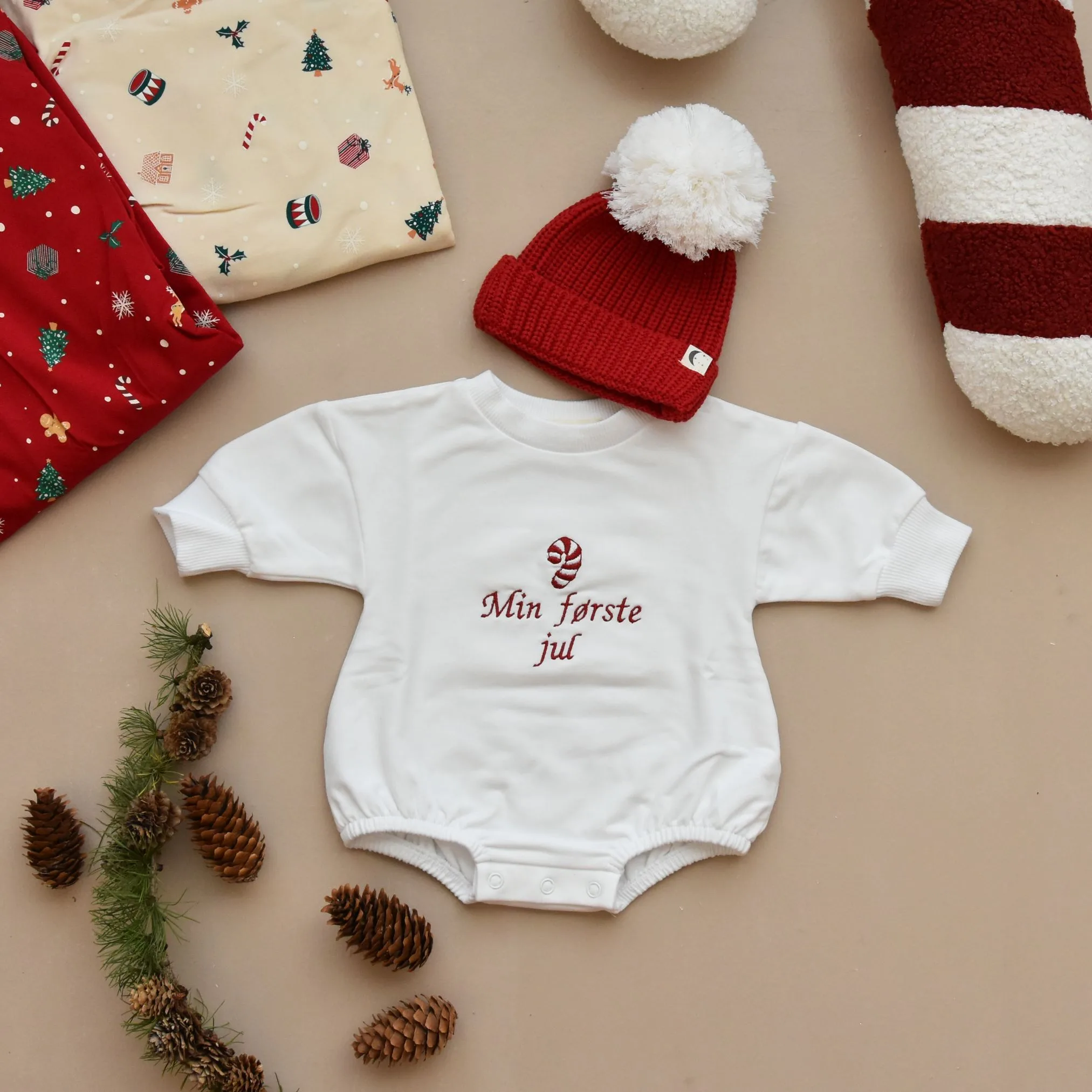 Økologisk julebody | Bomull | Marshmallow