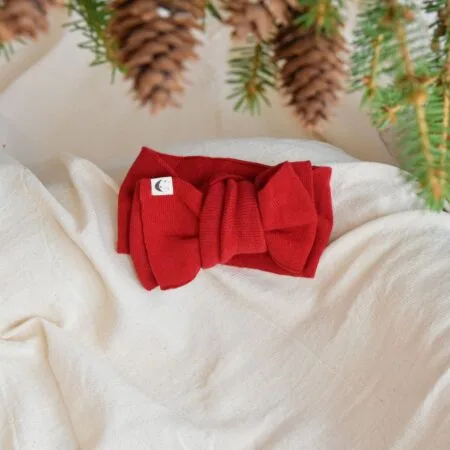 Julehodebånd i bomull for baby og barn