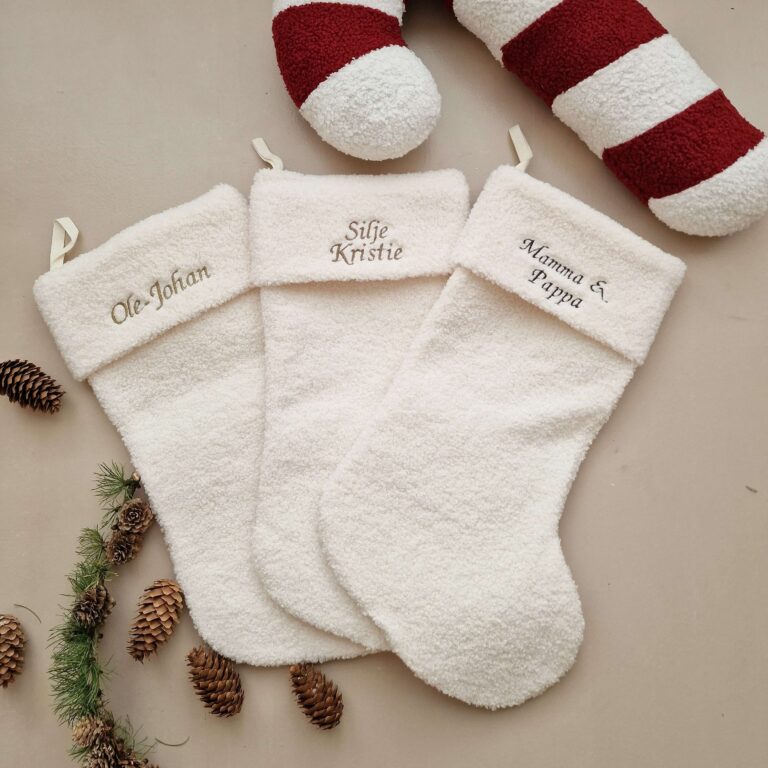Julestrømpe med navn