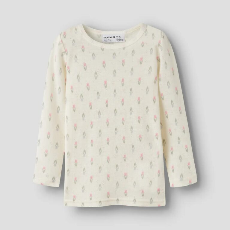 Wang Merino Ulltrøye | Blomsterprint