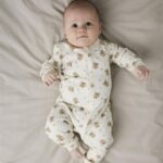 baby pysj i bomull | teddy print