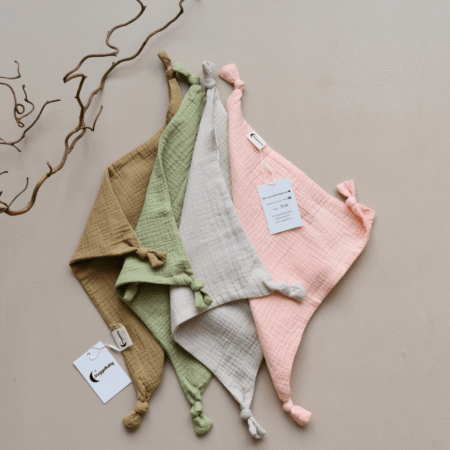 Økologisk koseklut med knuter