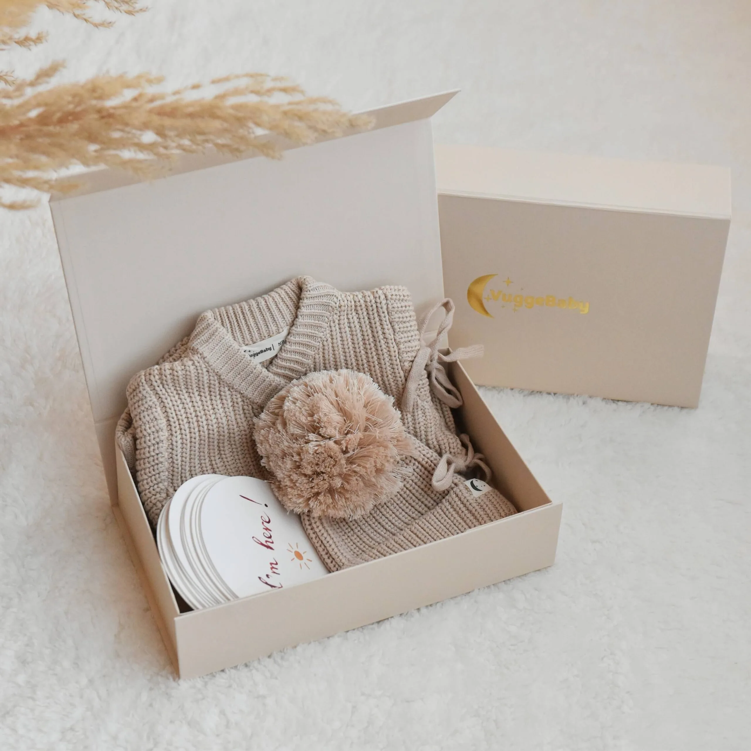 Elegant Nyfødt Gavesett | Vanilla - Bilde 4