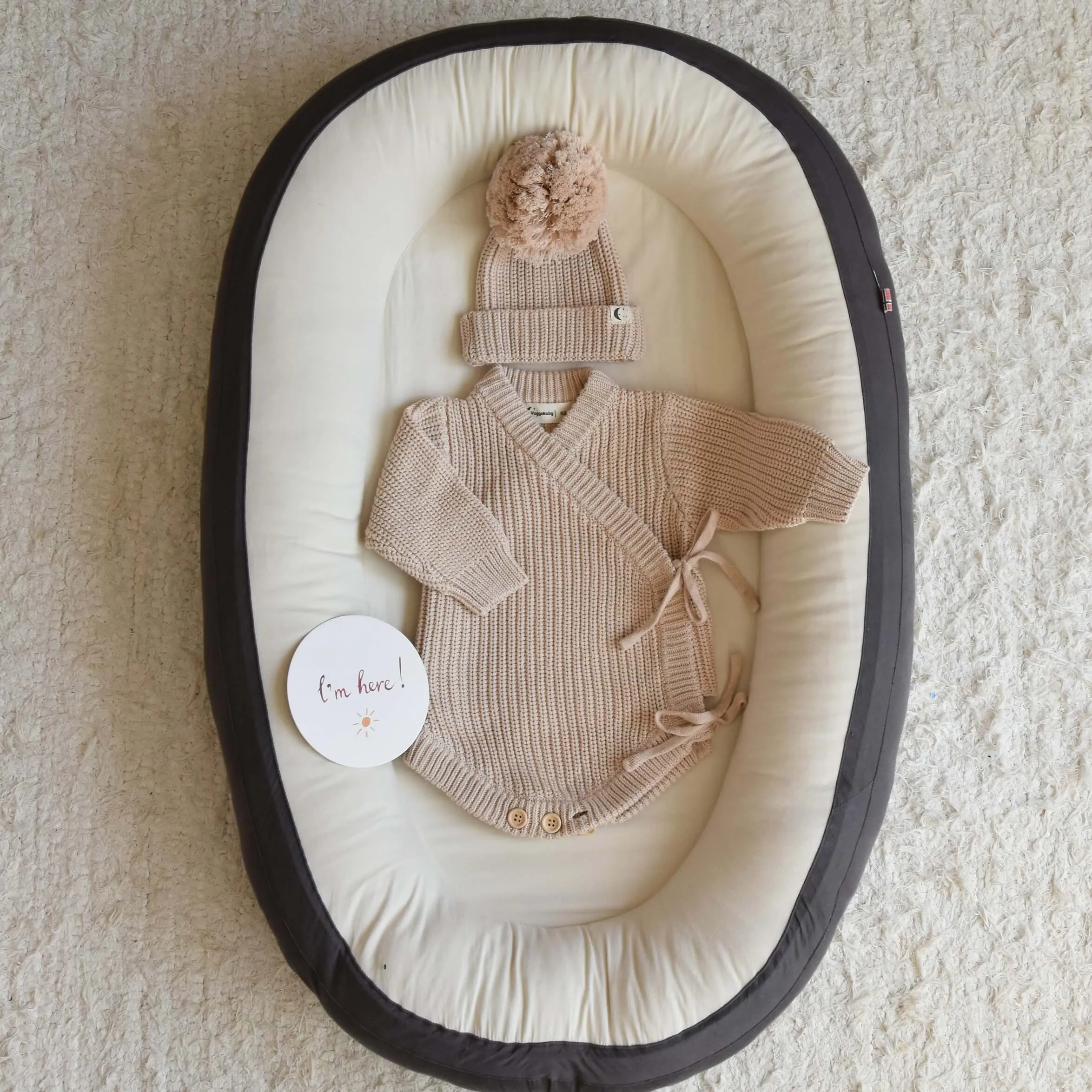 Elegant Nyfødt Gavesett | Vanilla - Bilde 2