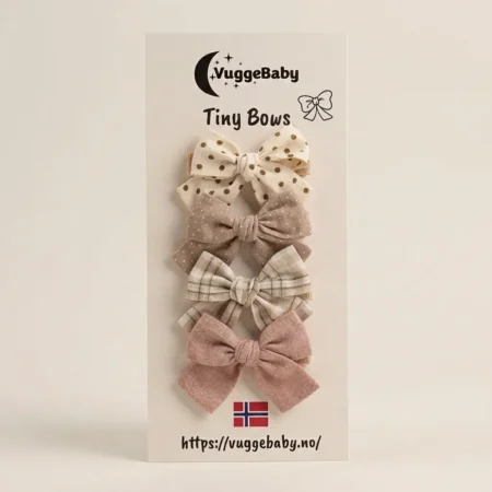 Hårsløyfe 4pk Soft Mocha