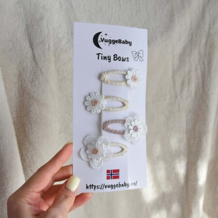 Hårspenner 4pk Daisy