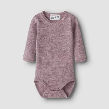 Merino ullbody Toadstool Rose